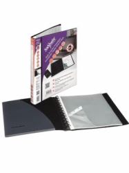Snopake 15780 Buch für Präsentationsfläche 40 Taschen A4 (Snopake ZipIt ReOrganiser Display Book 40 Pocket / 80 sides to view A4 Black- 1 Book)