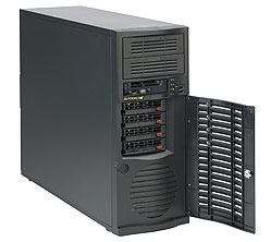 Supermicro SuperChassis 733TQ-668B Midi Tower Black 668 W (Supermicro SC733 TQ-668B - tower - udv)