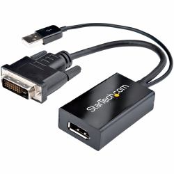 StarTech.com DVI auf DisplayPort Adapter - USB Power - 1920 x 1200 - DVI auf DisplayPort Konverter - Video Adapter - DVI-D auf DP (DVI-D TO DP VIDEO ADAPTER - DVI - TO DISPLAYPORT CONVERTER)