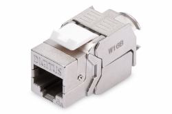 Digitus CAT6A Keystone Jack, geschirmt,Re-embedded 500 MHz gem. ISO/IEC 11801:2002 AM2:2009/09, werkzeugf. Montage, Set 24 Stk (CAT6A KEYSTONE MODULE)