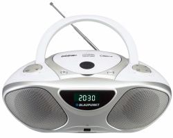 Blaupunkt BB14WH CD-Player Silber, Weiß CD-Rekorder (Cd Player Cd Recorder Silver, - White - Warranty: 12M)