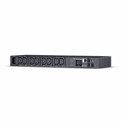 CyberPower PDU81005, Rackmount 1U, Switched PDU, Metered-by-Outlet Leistungssteuerung, Eingang 230V/16A [1], Ausgang IEC-320 C13 [8], SNMP-Netzwerkanschluss, PowerPanel Software (CYBERPOWER SWITCHE...