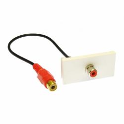 Cables Direct ZZ-MOD-1RCAR Keystone-Modul (CDL Red RCA Module)
