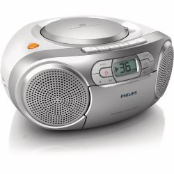 Philips CD-Soundmachine mit Kassette und Radio AZ127/12 (Achine Az127/12 - Warranty: 12M)