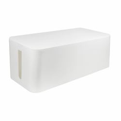LogiLink KAB0063 cable organizer Cable box White 1 pc[s] (Cable box, 407 x 157 x 133.5 - mm, white KAB0063, Cable box, - White, Plastic, 135 mm, 400 mm, 160 mm - Warranty: 48M)