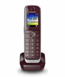 Panasonic KX-TGJA30EX DECT-Telefon-Mobilteil Bordeaux (Kx-Tgja30Ex Dect Telephone - Handset Bordeaux - Warranty: 12M)