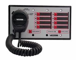 Valcom V-9908 Audio-Intercom-System Schwarz, Edelstahl (VALCOM V-9908 MIC MESSAGE PANEL)
