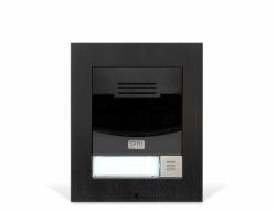 2N Telecommunications 9155301CBS Video-Zugangssystem Schwarz (2N IP SOLO WITH CAMERA BLACK SURFACE)