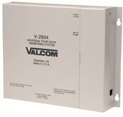 Valcom V-2904 Audio-Intercom-System (VALCOM V-2904 FOUR ZONE DOOR ANSWER UNIT)