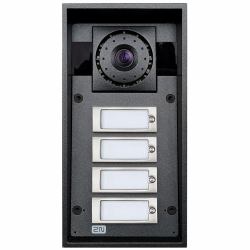 2N Telecommunications IP Force Video-Zugangssystem Grau (2N HELIOS IP FORCE 4 BUTTON HD INTERCOM)