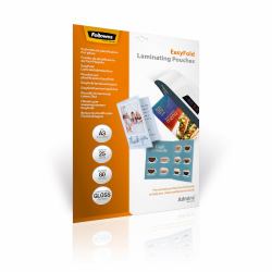 Fellowes 5602001 laminator pouch 25 pc[s] (Fellowes 5602001 Admire A3 80Mic Easyfold Pouch 25pk)