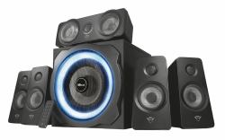 Trust GXT 658 Tytan Lautsprecherset 90 W Universal Schwarz 5.1 Kanäle 2-Wege (22004 GXT658 TYTAN 5.1 SPEAKER UK)