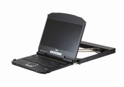 ATEN CL3800NW rack console 47 cm [18.5"] 1920 x 1080 pixels Metal, Plastic Black 1U (ATEN CL3800 - KVM console - USB - 18.5" - rack-mountable - 1920 x 1080 Full HD [1080p] @ 60 Hz - 350 cd/mÂ² - ...