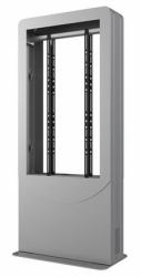 Peerless KIPC2540B-3-S-EUK signage display enclosure (KIPC2540S-EUK - Back to Back Kiosk 40" Silver)