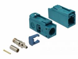 DeLOCK 89695 Koaxialstecker 1 Stück[e] (Delock FAKRA Z Buchse 25 mm [lang] zum Crimpen)