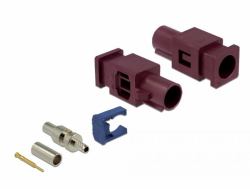 DeLOCK 89758 Koaxialstecker (Delock FAKRA D Stecker Federpin zum Crimpen)