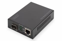 Digitus Gigabit PoE Medienkonverter, RJ45 / SFP, PSE 