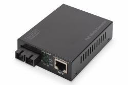 Digitus Gigabit PoE Medienkonverter, RJ45 / SC, SM, PSE 