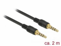 DeLOCK 85598 Audio-Kabel 2 m 3.5mm Schwarz (Delock audiokabel - 2 m)