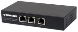 Intellinet 2-Port Gigabit High-Power PoE+ Extender, IEEE 802.3at/af PoE+/PoE, verlängert die Reichweite einer PoE-Verbindung um zusätzliche 100 Meter, 2 PSE-Ports, Metall (POE PLUS GIGABIT EXTEND...