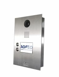 AGFEO IP-Video TFE 2 Video-Zugangssystem 8,89 cm [3.5 Zoll] Edelstahl 