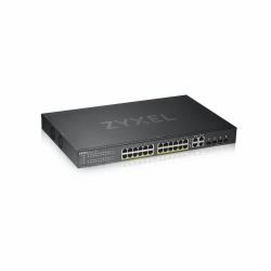 Zyxel GS1920-24HPv2 Managed L2/L3/L4 Gigabit Ethernet [10/100/1000] Power over Ethernet [PoE] Black (GS1920-24HPV2 28PORT POE SWITCH - HYBIRD MODE STANDALONE)