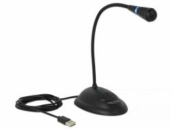 DeLOCK 65871 Mikrofon Schwarz PC-Mikrofon (Delock - Mikrofon - USB - Schwarz)