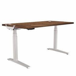 Fellowes 9710001 computer desk Walnut (Fellowes Levado Silver Desk Base and Walnut Worktop 1600mm)
