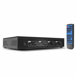 Lindy 38247 Matrixschalter AV-Matrix-Umschalter (4X4 HDMI 2.0 18G MATRIX SWITCH PRO)
