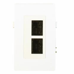 Garbot BN4900-DUAL UTP CAT.6 Steckdose Weiß (UTP Cat6 2x. LSA Module. White - Warranty: 12M)