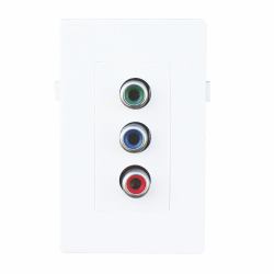 Garbot BN4900-RCA X3CP Steckdose Weiß (Component Module. Screw - Terminal Block - Warranty: 12M)