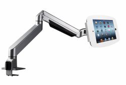 Compulocks 660REACH299PSENW Sicherheitsgehäuse für Tablet Weiß 32,8 cm [12.9"] (iPad Pro 12.9" [3-6th Gen] - Space Enclosure Articulating - Arm Mount White)