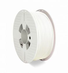 Verbatim 55050 3D-Druckmaterial Polyethylenterephthalatglycol [PETG] Weiß 1 kg (3D PRINTER FILAMENT PET-G - 1.75MM 1KG WHITE 55050, 1 kg - Warranty: 24M)