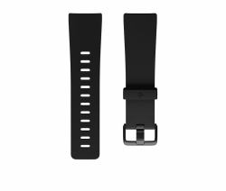 Fitbit Versa Classic L Band Schwarz Elastomer 