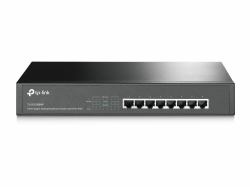 TP-Link 8-Port Gigabit Desktop/Rackmount Switch mit 8-Port PoE+ (TP-LINK Switch TL-SG1008MP 8xGBit Unmanaged [8x PoE+ / 126W])