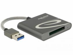 DeLOCK 91583 Kartenleser USB 3.2 Gen 1 [3.1 Gen 1] Grau (DeLOCK kortlÃ¦ser - USB 3.0)