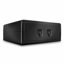Lindy 70436 Audio-Switch Schwarz (2 PORT AUTOMATIC OPTICAL AUDIO SWITC)