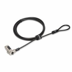 Kensington Slim N17 Laptopkombinationsschloss für Wedge-Shaped Sicherheits-Slots (KENSINGTON N17 COMBINATION LOCK - BLACK)