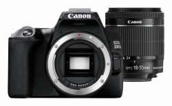 Canon EOS 250D+EF-S 18-55mm SLR-Kamera-Set 24,1 MP CMOS 6000 x 4000 Pixel Schwarz (Eos 250D + Ef-S 18-55Mm - F/4-5.6 Is Stm Slr Camera Kit - 24.1 Mp Cmos 6000 X 4000 Pixels Black - Warranty: 12M)