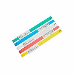 Zebra Z-Band UltraSoft Blau, Weiß Krankenhaus-Armband (Z BAND ULTRA SOFT DT WRISTBAND - 25.4X152.4MM HC100 300L/R 6/BOX)