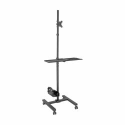 Tripp Lite DMCS1732S Mobile Workstation with Monitor Mount - For 17" to 32" Displays, Height Adjustable (Eaton Tripp Lite Series Mobile Workstation with Monitor Mount - For 17" to 32" Displays, Hei...