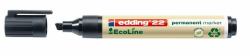 Edding 22 EcoLine Permanent-Marker Meißel Schwarz (e-22 EcoLine Permanent Marker Black [10])