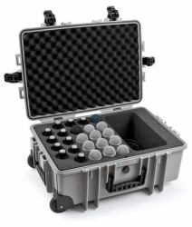B&W 6700 24 Trolley-Koffer Audio-Schnittstelle Polypropylen [PP], Gummi Schwarz, Grau (B&W International type 6700 Storage Case [Case] for Microphone, Accessories)