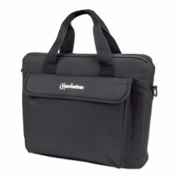 Manhattan Notebooktasche London 12,5", Für Notebooks bis 12,5", Top Load, schwarz (LONDON LAPTOP BAG 12.5IN BLACK- - TOP LOADER)