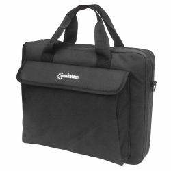 Manhattan Notebooktasche London 14,1", Für Notebooks bis 14,1", Top Load, schwarz (LONDON LAPTOP BAG 14.1IN BLACK- - TOP LOADER)