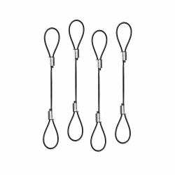 Lindy 40774 Kabelschloss Schwarz 0,15 m (CABLE ADAPTER TETHERS-PACK OF 4 - .)