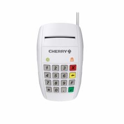 CHERRY ST-2100 Intelligenter Zugangskontrollenleser Weiß (CHERRY Smartcard Terminal ST-2100 white USB Contact Smart Card Terminal)
