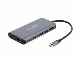 DeLOCK 87683 laptop-dockingstation & portreplikator Kabelgebunden USB 3.2 Gen 1 [3.1 Gen 1] Type-...