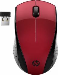 HP Wireless-Maus 220 [Sunset Red] (Wireless Mouse 220 S Red - 220, Ambidextrous, Optical, - RF Wireless, 1600 DPI, Black, Red - Warranty: 6M)