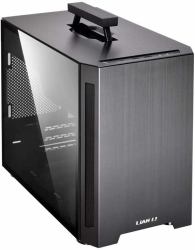 Lian Li TU150WX Computer-Gehäuse Schwarz (Lian Li PC-TU150WX Aluminium Mini-ITX Case - Black Window)